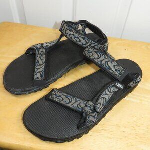 Teva Men's Black and Blue Sandals